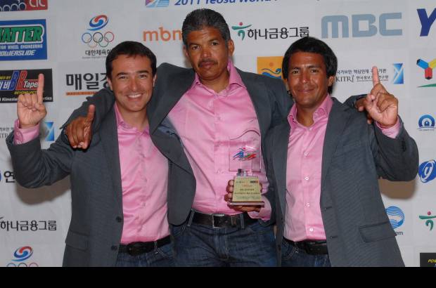 Cortes&#237;a Fedepat&#237;n - Los t&#233;cnicos del seleccionado colombiano, los encargados de guiar a los campeones.