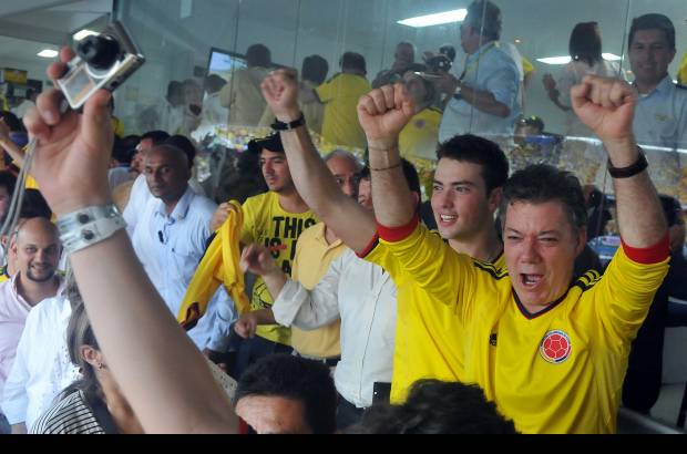 Cortesía SIG - El presidente de Colombia, Juan Manuel Santos, asistió al compromiso.