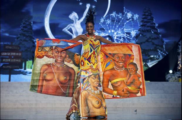 Reuters - Miss Angola, Marcelina Vahekeni.
