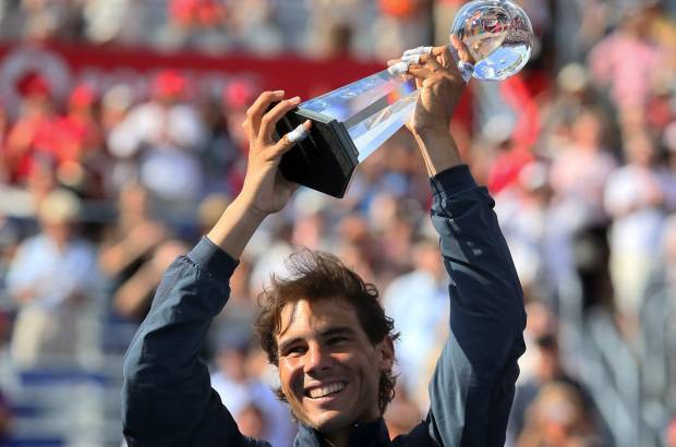 REUTERS - Rafael Nadal reconquistó el trono del torneo de Montreal donde ya había triunfado en el 2005 y 2008.