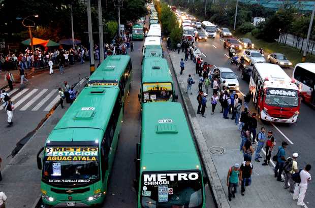 Foto Donaldo Zuluaga - Los habitantes de Sabaneta tardarán 38 minutos desde la estación Niquía hasta la estación Sabaneta.