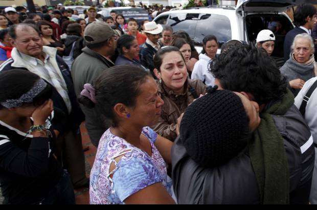 Foto Manuel Saldarriaga, enviado especial - Profunda consternación se siente en el municipio de Santa Rosa de Osos, tras el crimen.