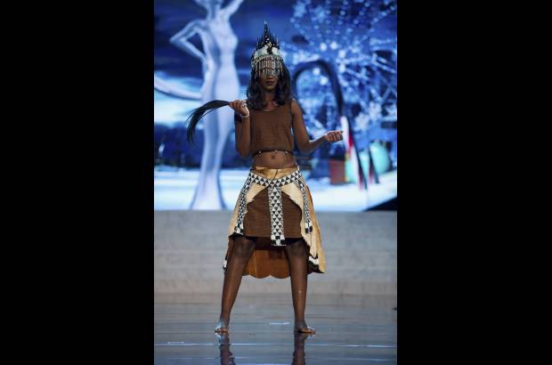 Reuters - Miss Botswana, Sheillah Molelekwa.