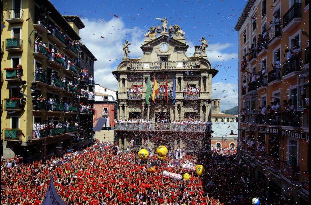 AP - Este miércoles se hizo oficial el lanzamiento del tradicional chupinazo.