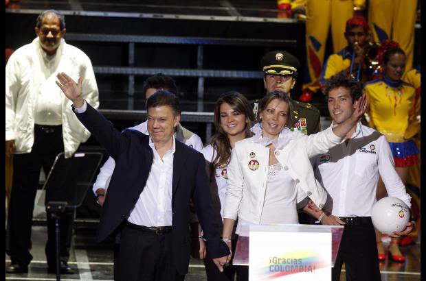 Colprensa - Felices se veía la nueva familia presidencial con su triunfo en las urnas.