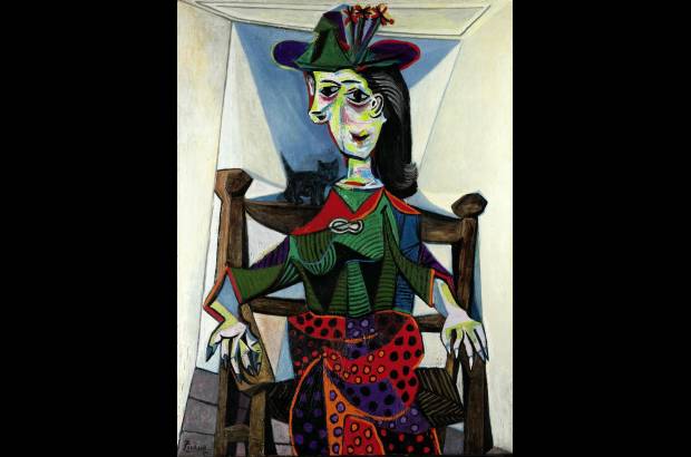 AP - Dora Maar con gato, de Pablo Picasso es una pintura de 1941, que se subastó en mayo de 2006 por 95.2 millones de dólares en la casa Sotheby en Nueva York.