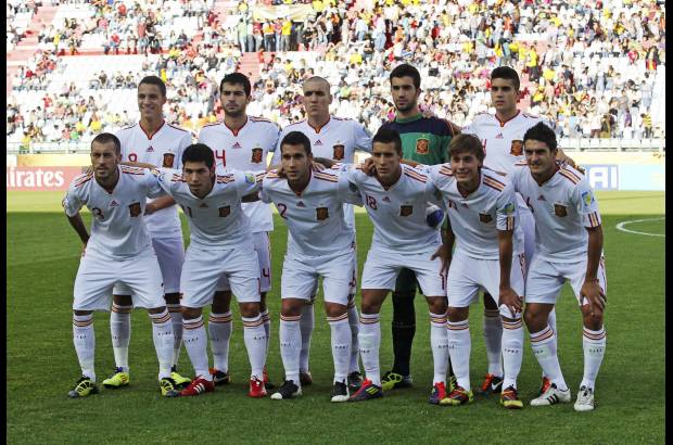 Reuters - La formaci&#243;n titular de Espa&#241;a.