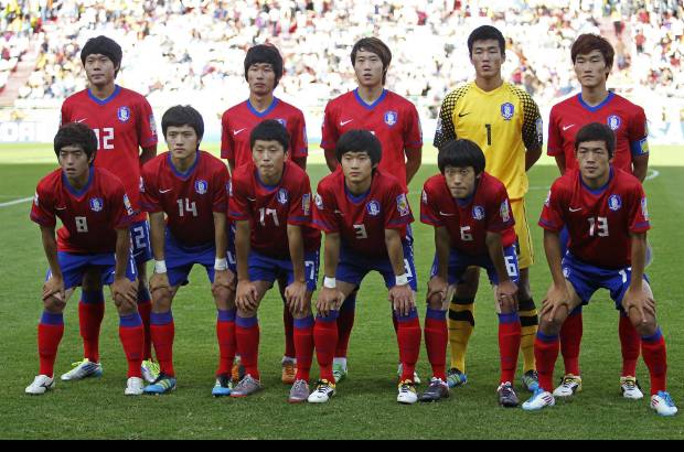 Reuters - La formaci&#243;n titular de Corea del Sur.