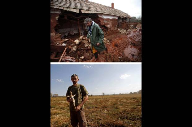 Reuters - Una de las casas destruidas se conserv&#243; tal y como la dej&#243; la &quot;marea roja&quot;, como un recuerdo de lo sucedido, en la parte m&#225;s baja de la aldea, precisamente al lado al parque conmemorativo.