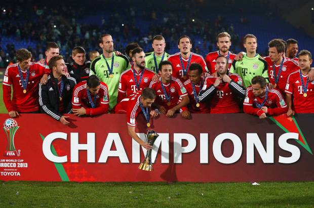 AP - El Bayern coronó el 2013 con su quinto título conseguido el sábado al vencer por 2-0 al equipo sorpresa del Mundial de Clubes, el Raja Casablanca de Marruecos, en una final anti-climática.