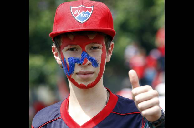 Jaime P&#233;rez - Miles de hinchas del Poderoso marcharon hacia el estadio Atanasio Girardot.