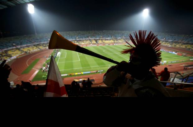 Reuters - Las vuvuzelas, ya tradicionales en la Copa del Mundo 2010.