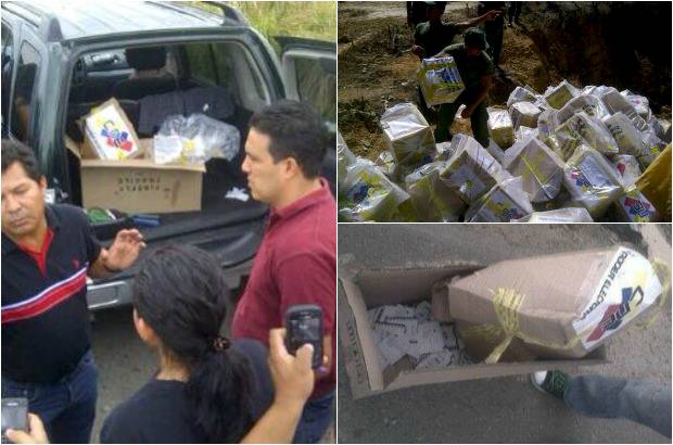 - A trav&#233;s de las redes sociales, ciudadanos venezolanos denuncian el robo de las urnas electorales de las sedes del CNE.
