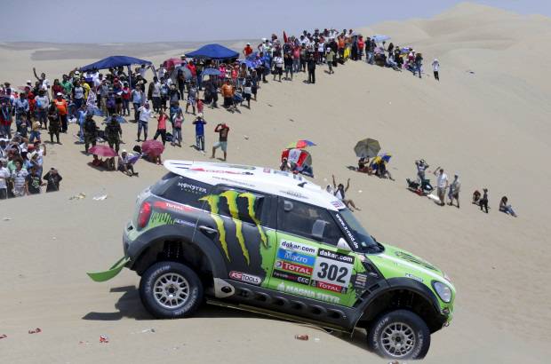 REUTERS - St&#233;phane Peterhansel se ha adjudicado diez veces del Rally Dakar y es actual poseedor del t&#237;tulo.