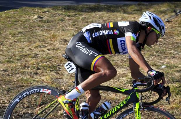 AP - Los corredores del Team Colombia Carlos Juli&#225;n Betancur, Leonardo Fabio Duque y R&#243;binson Chalapud, fueron protagonistas de varias escapadas.