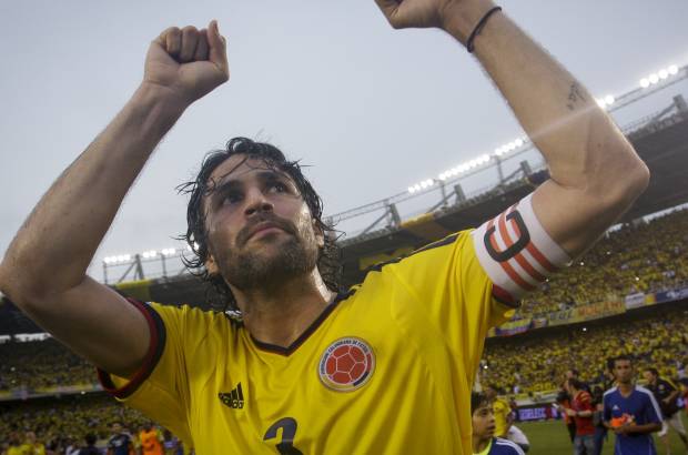 FOTO COLPRENSA - El defensor vallecaucano Mario Alberto Yepes tambi&#233;n representar&#225; al pa&#237;s con 38 a&#241;os de edad. Colombia contar&#225; en este Mundial con dos de los tres jugadores m&#225;s viejos. Yepes ha disputado con la selecci&#243;n 4 eliminatorias.