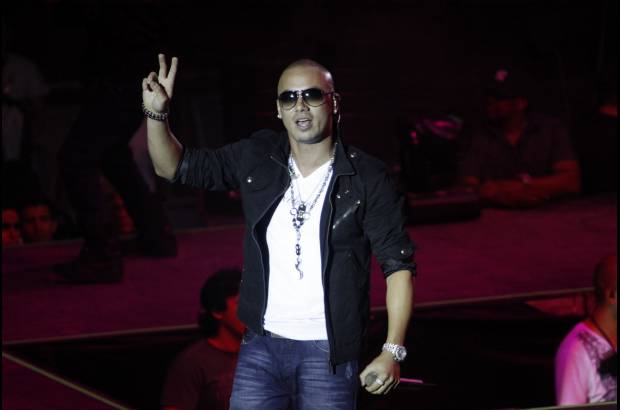 David S&#225;nchez - Wisin se vio feliz en el escenario.