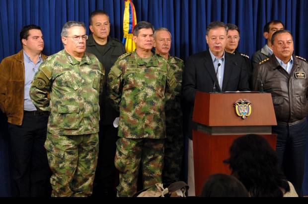 Colprensa - El ministro de Defensa, Gabriel Silva y la alta c�pula militar dieron un parte de tranquilidad en la jornada.