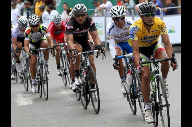 Foto Jaime Pérez - La camiseta amarilla fue la que distinguió a Ortega como el líder de la competencia.