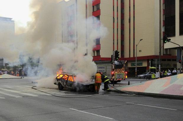 Rubén Tangarife - En el incidente no hubo personas lesionadas
