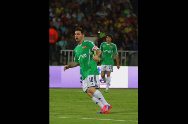 Juan Sebasti&#225;n Carvajal - El mejor jugador del mundo, Lionel Messi, deleit&#243; junto a sus amigos a todos los asistentes al estadio Atanasio Girardot que disfrutaron de un espect&#225;culo lleno de f&#250;tbol y goles.