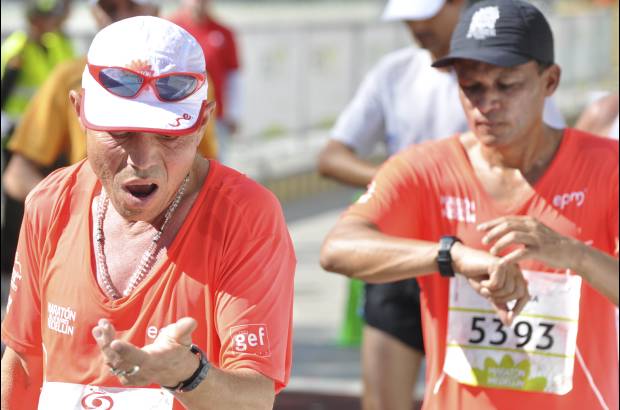 Esteban Jaramillo y Sebasti&#225;n Salazar - M&#225;s de 10 mil competidores se dieron cita en esta hist&#243;rica cita deportiva que se corr&#237;a en las modalidades de 5, 10, 21 y 42 kil&#243;metros.