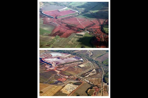 Reuters - Muchos de los vecinos de Kolont&#225;r perdieron sus tierras y pese a que despu&#233;s del vertido las autoridades planeaban crear plantaciones de pastos energ&#233;ticos, ahora all&#237; crece ma&#237;z, plantado hace poco.