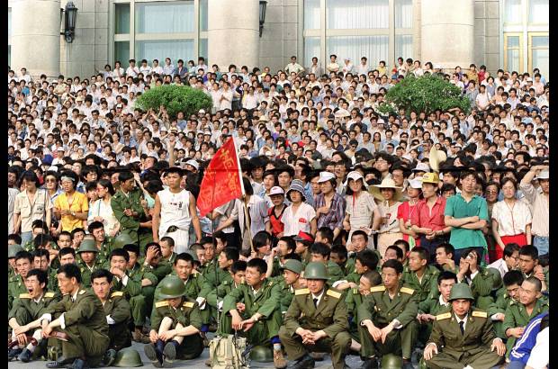 AFP - 3 de junio de 1989. La Gran Sala del Pueblo en Tiananmen.