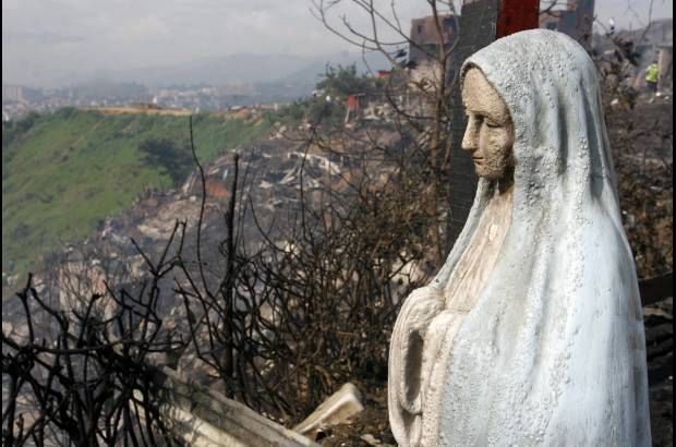 Esteban Vanegas - El barrio Altos de la Virgen se ubica en el occidente de Medell&#237;n.