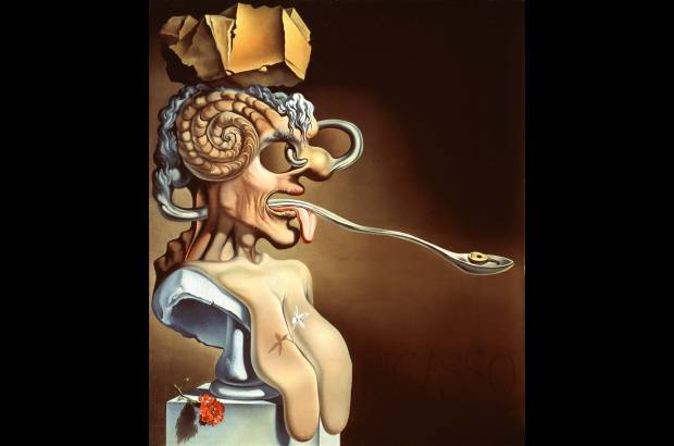 Cortes&#237;a Fundaci&#243;n Gala - Dal&#237; - Retrato de Picasso.