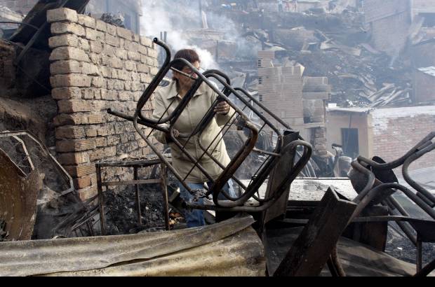 Jaime P&#233;rez - El barrio Altos de la Virgen hab&#237;a sufrido la misma tragedia en diciembre de 2006.