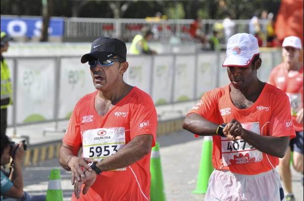 Esteban Jaramillo y Sebasti&#225;n Salazar - M&#225;s de 10 mil competidores se dieron cita en esta hist&#243;rica cita deportiva que se corr&#237;a en las modalidades de 5, 10, 21 y 42 kil&#243;metros.