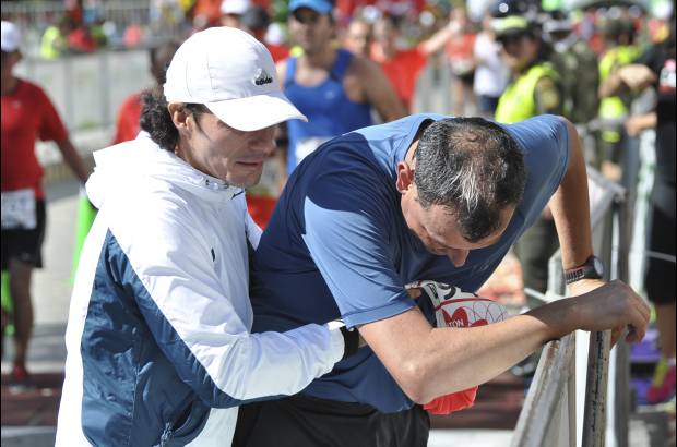 Esteban Jaramillo y Sebasti&#225;n Salazar - M&#225;s de 10 mil competidores se dieron cita en esta hist&#243;rica cita deportiva que se corr&#237;a en las modalidades de 5, 10, 21 y 42 kil&#243;metros.