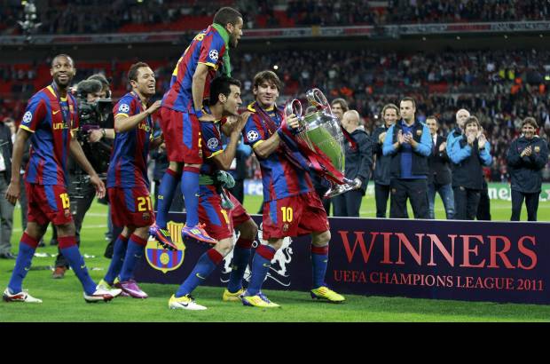 Reuters - La victoria del Barcelona en la final de la Liga de Campeones ante el Manchester United (3-1) le ha supuesto sumar su cuarto cetro de la máxima competición continental e igualar en el historia de la competición a títulos con el Bayern de Munich y al Ajax de Amsterdam.