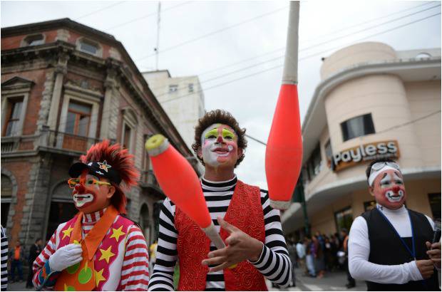AFP - Fueron convocados por el Sindicato de Trabajadores, Artistas y Similares de Guatemala.