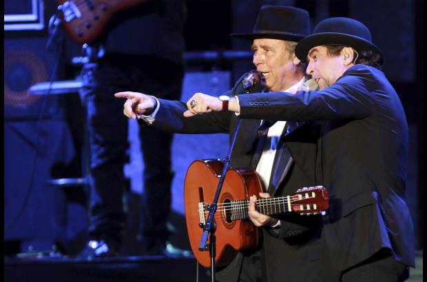 Foto Colprensa - Joan Manuel Serrat y Joaqu&#237;n Sabina se presentaron el s&#225;bado en Bogot&#225; con su tour Dos p&#225;jaros contraatacan.