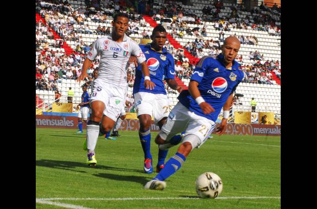 Colprensa - Millonarios venci&#243; 0-1 a Once Caldas en el Palogrande.