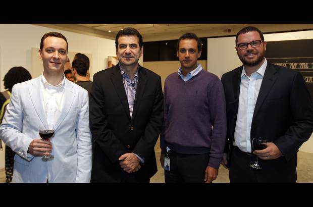 Fotos JAIME P&#201;REZ - Sebasti&#225;n Tob&#243;n, Sergio P&#233;rez, Juan Fernando Botero y Roberto Schildknecht.