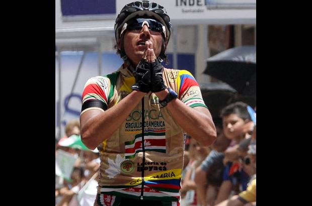 R&#243;binson S&#225;enz - Iv&#225;n Casas, del equipo Boyac&#225; Orgullo de Am&#233;rica, gan&#243; la segunda etapa que se disput&#243; sobre 101 kil&#243;metros entre Bucaramanga y San Gil.