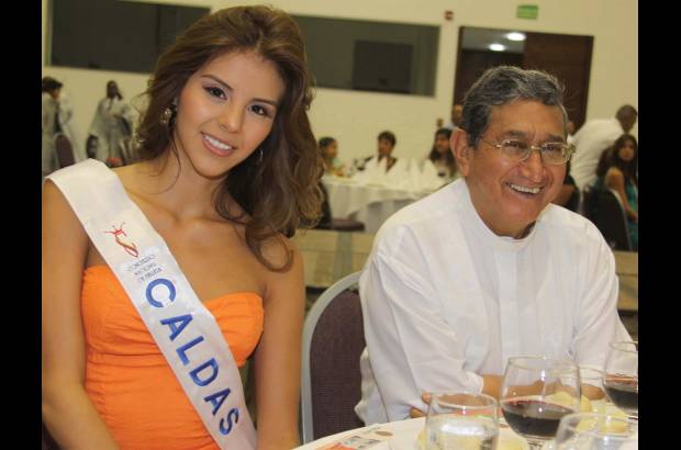 Colprensa - Señorita Caldas, Daniela Castellanos Marín, en el Banquete del Millón.
