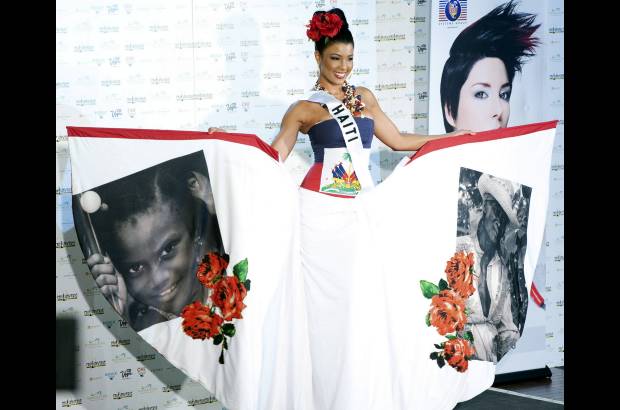 Reuters - Miss Hait&#237;, Sarodj Bertin.