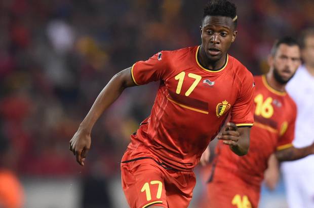 FOTO AFP - Bélgica es una de las selecciones más jovenes del Mundial con ocho jugadores por debajo de los 25 años. Divock Origi, con 19 años, es el menor de su equipo y el quinto más joven de Brasil-2014. (18-04-1995).