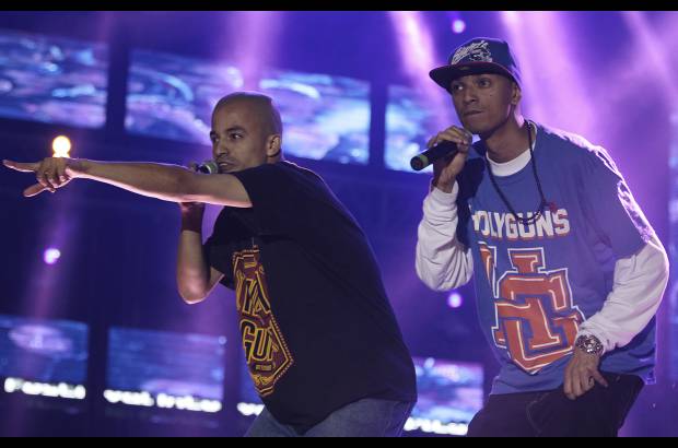 - El 15 de octubre, el tr&#237;o de ninjas estuvieron en el cierre de Altavoz a cargo del hip hop.
