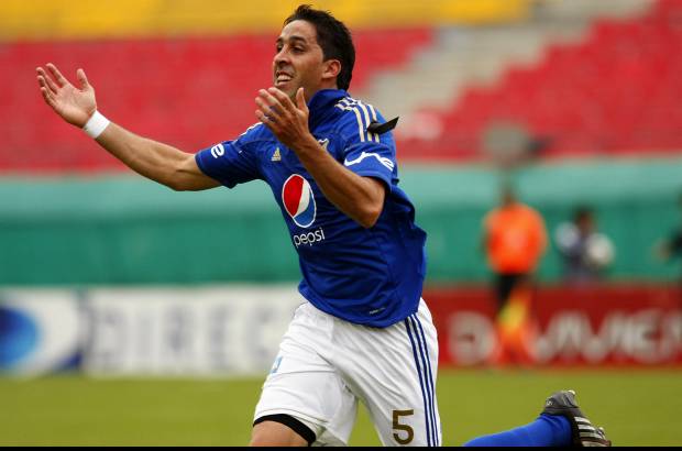Colprensa - Alejandro S&#237;quero, autor del segundo gol de Millonarios.