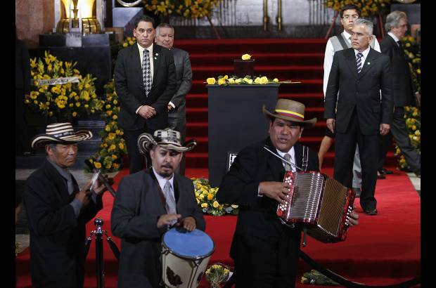 REUTERS - El vallenato estuvo presente en el homenaje a Gabo.