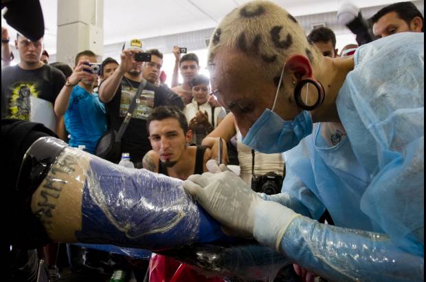 Jaime Pérez - En Expotatuaje, los asistentes pudieron conocer de cerca el trabajo de los tatuadores nacionales.