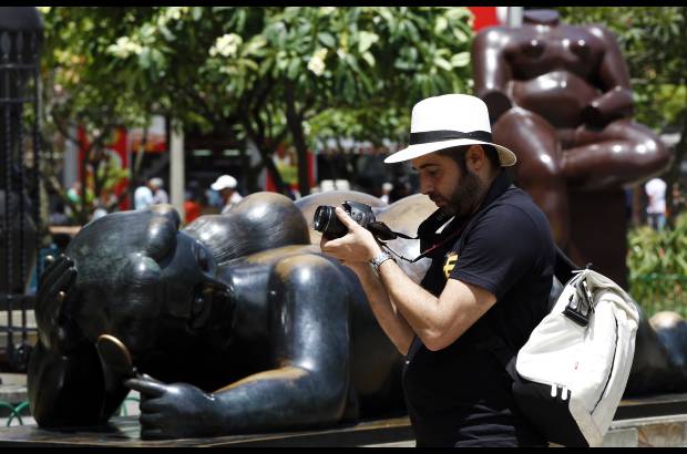 Foto: archivo El Colombiano - Las obras de Fernando Botero son un símbolo del centro de la ciudad.