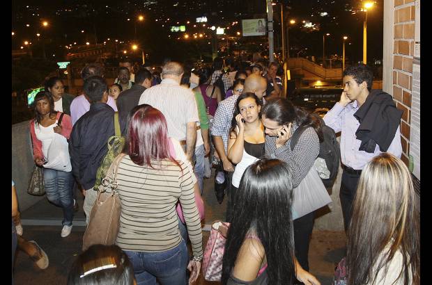 Foto R&#243;binson S&#225;enz - La estaci&#243;n de El Poblado es una de las m&#225;s congestionadas.