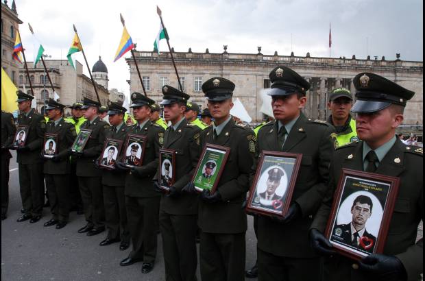 Colprensa - Ese grito por la libertad, escuchado en todas las plazas en las que convergieron las marchas de cada ciudad y municipios de Colombia, se oy&#243; con m&#225;s fuerza en la de Bol&#237;var, en Bogot&#225;.