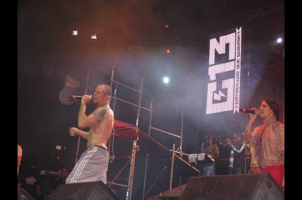 Laura Castro - El concierto de Calle 13 en la Feria de Ganados fue el 6 de diciembre de 2011.